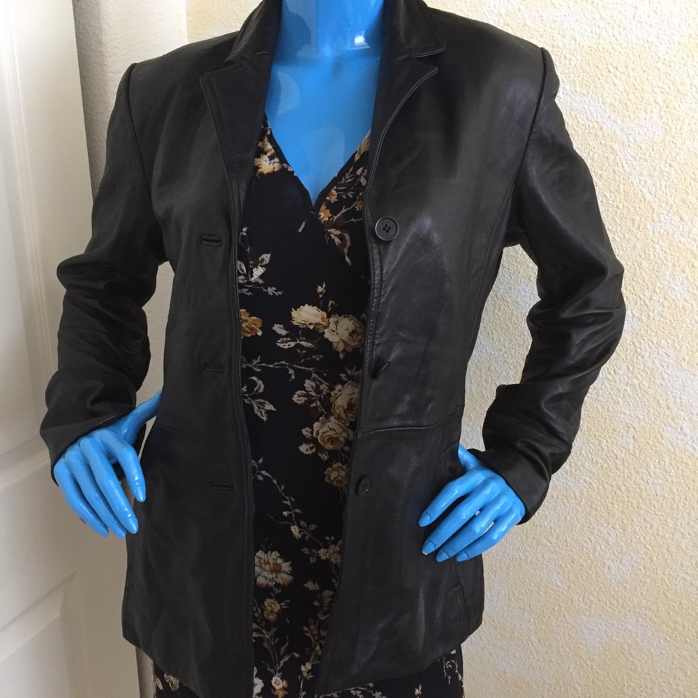 Kenneth Cole leather jacket - Picture 1 of 6